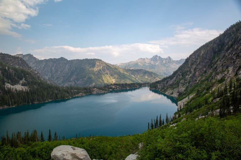 Backpacking the Enchantments: Day 4 Aasgard Pass past Colchuck Lake