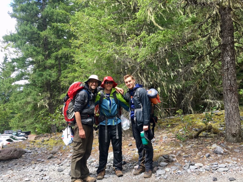 End of Garibaldi Lake Hike