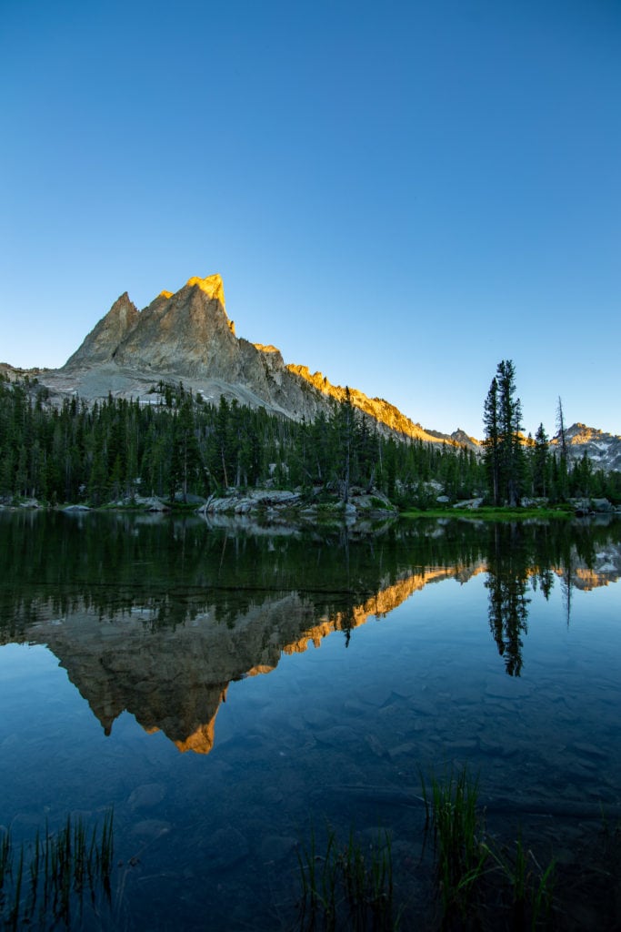 Alice Lake Sawtooth Mountains Idaho Backpacking Sunset Photography Hiking