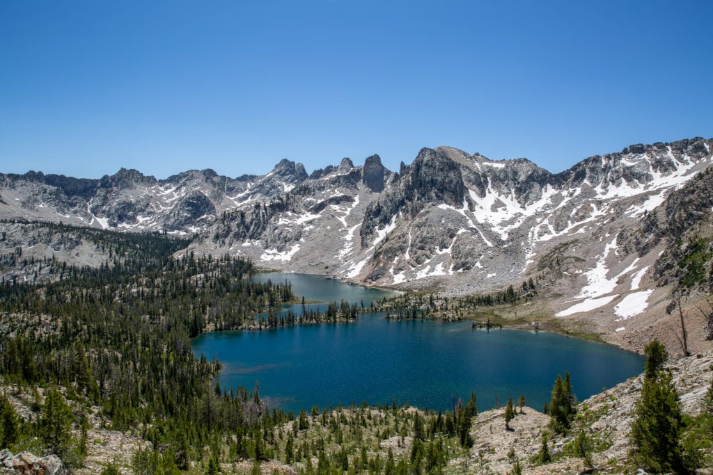 Twin Lakes Sawtooth Mountains Idaho Backpacking Photography Hiking