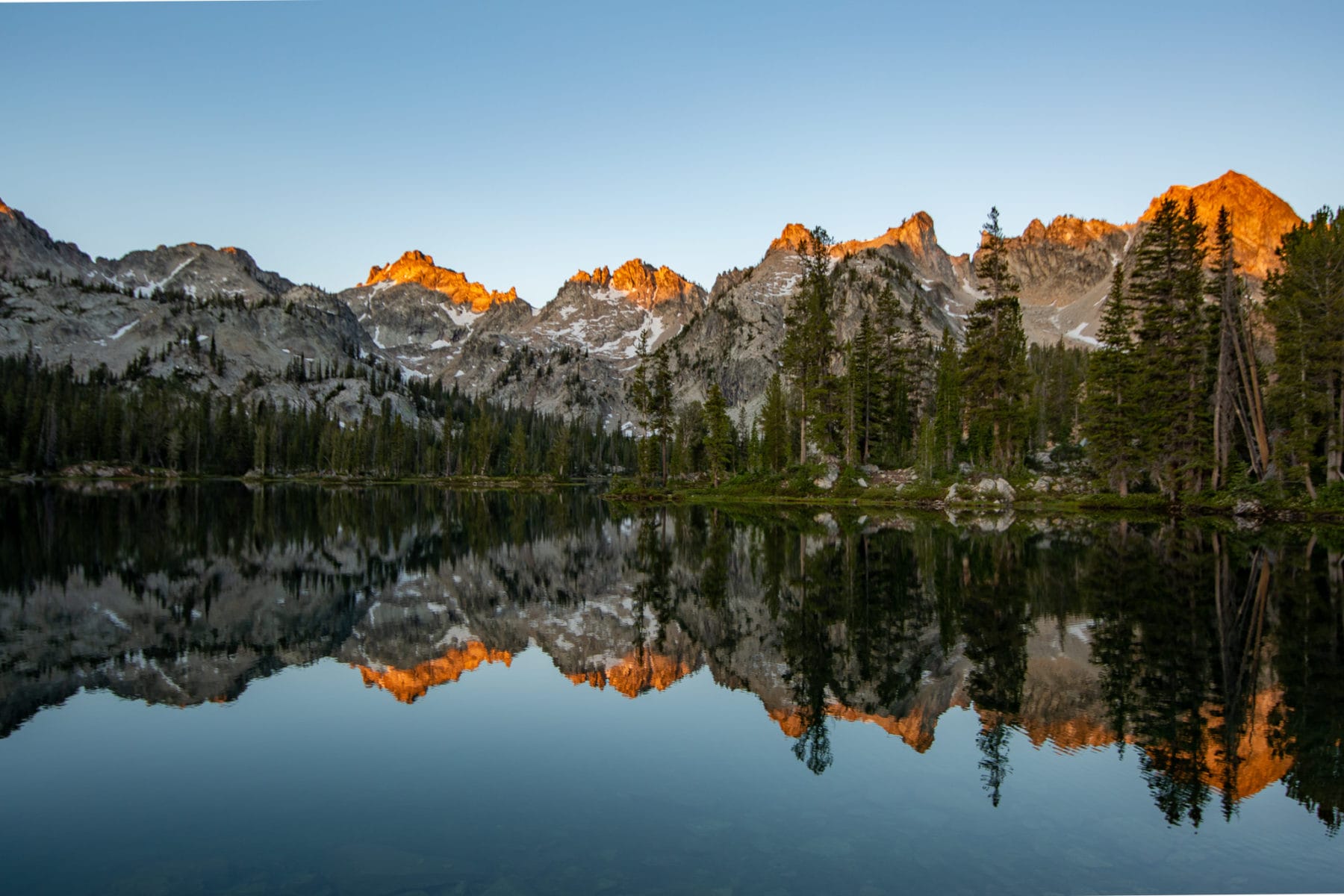 Backpacking Idaho Sawtooth Mountains Alice Lake Toxaway Lake Loop