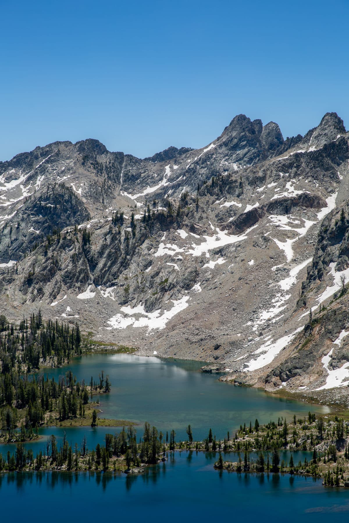 Backpacking Idaho Sawtooth Mountains Alice Lake Toxaway Lake Loop