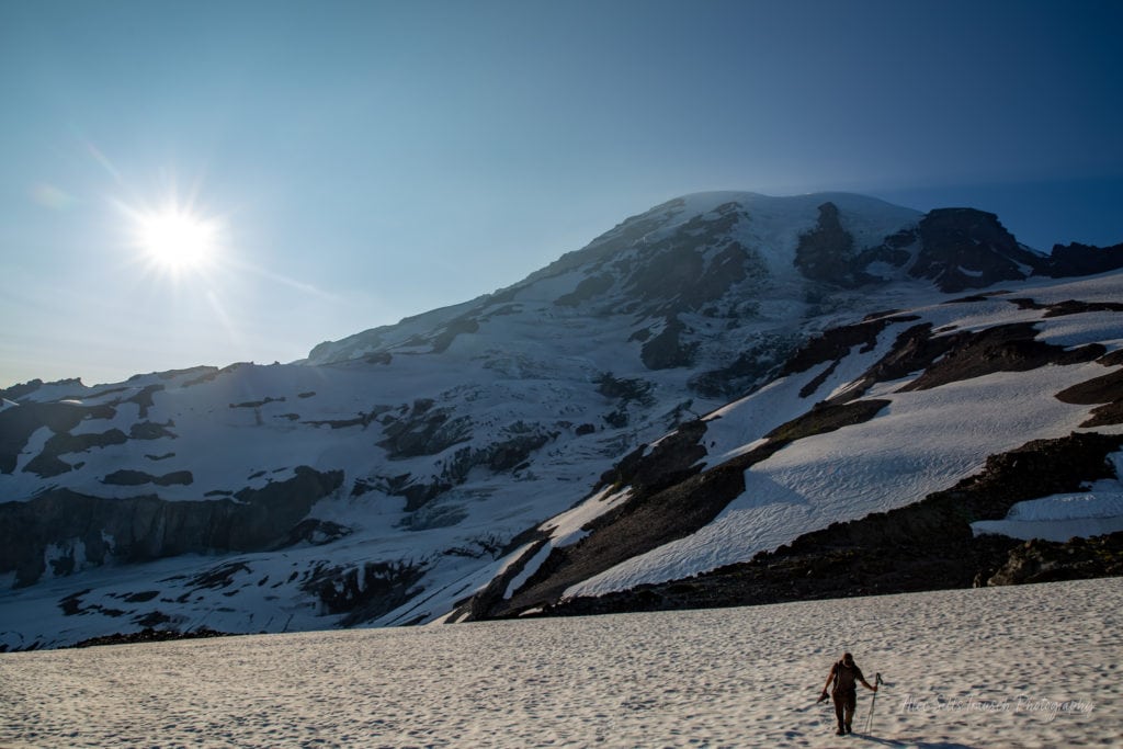 Camp Muir is one of my favorite Mount Rainier hikes.