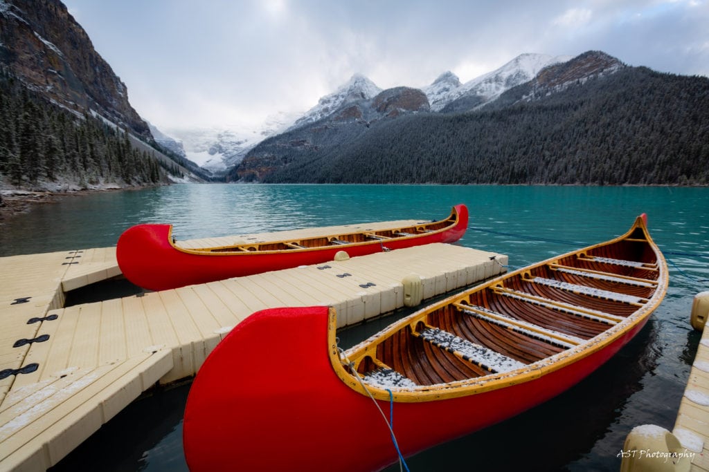 lakes to visit in Banff lake louise