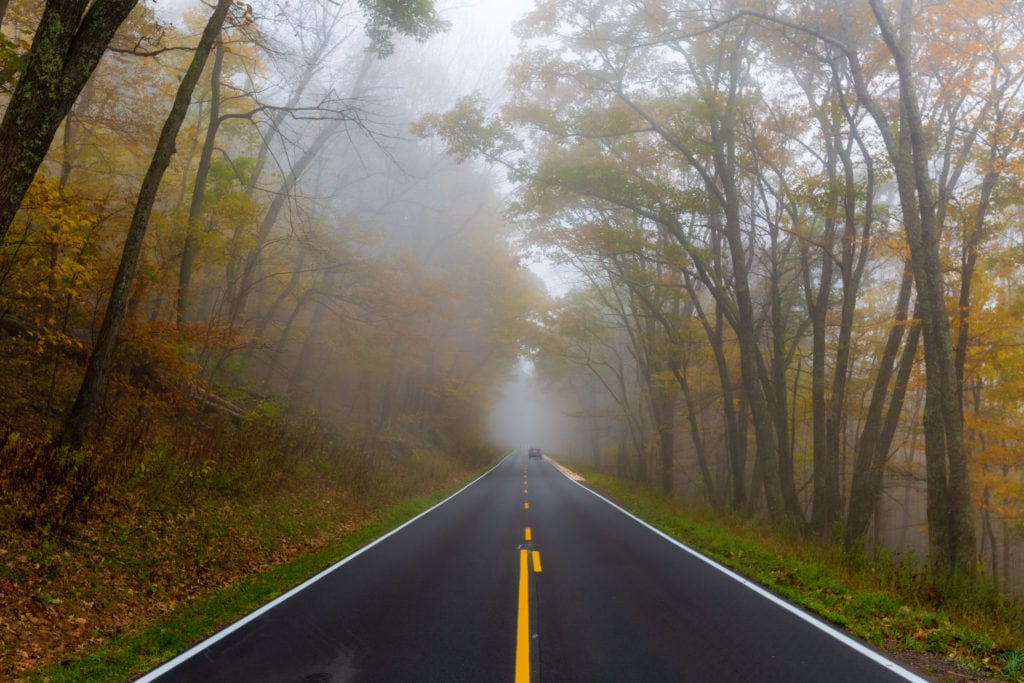 Skyline Drive Shenandoah National Park Virginia