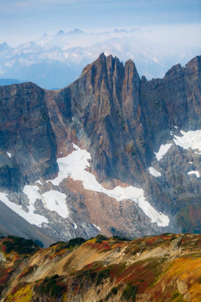 sahale arm north cascades hiking backpacking