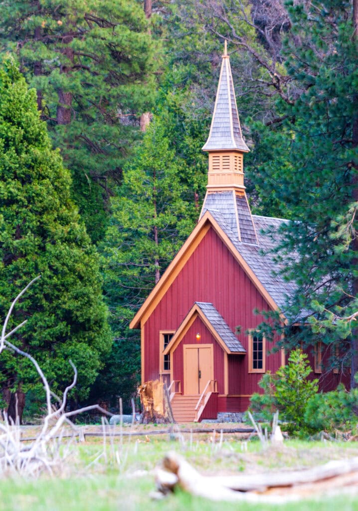 the red yosemite chapel