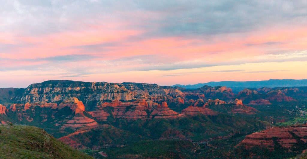 best sunset hikes in Sedona wilson mountain 