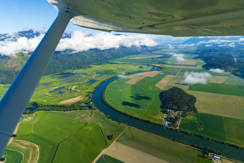 green landscapes of the kootenai wildlife refgue