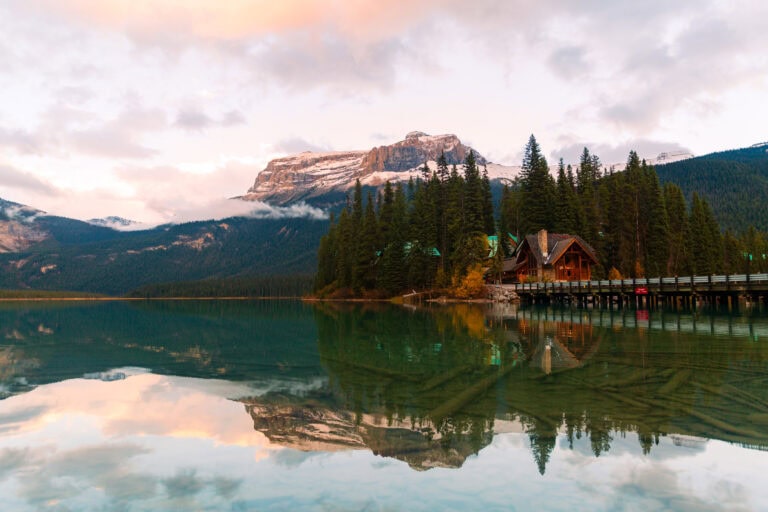 emerald lodge siting near emerald lake in yoho national park