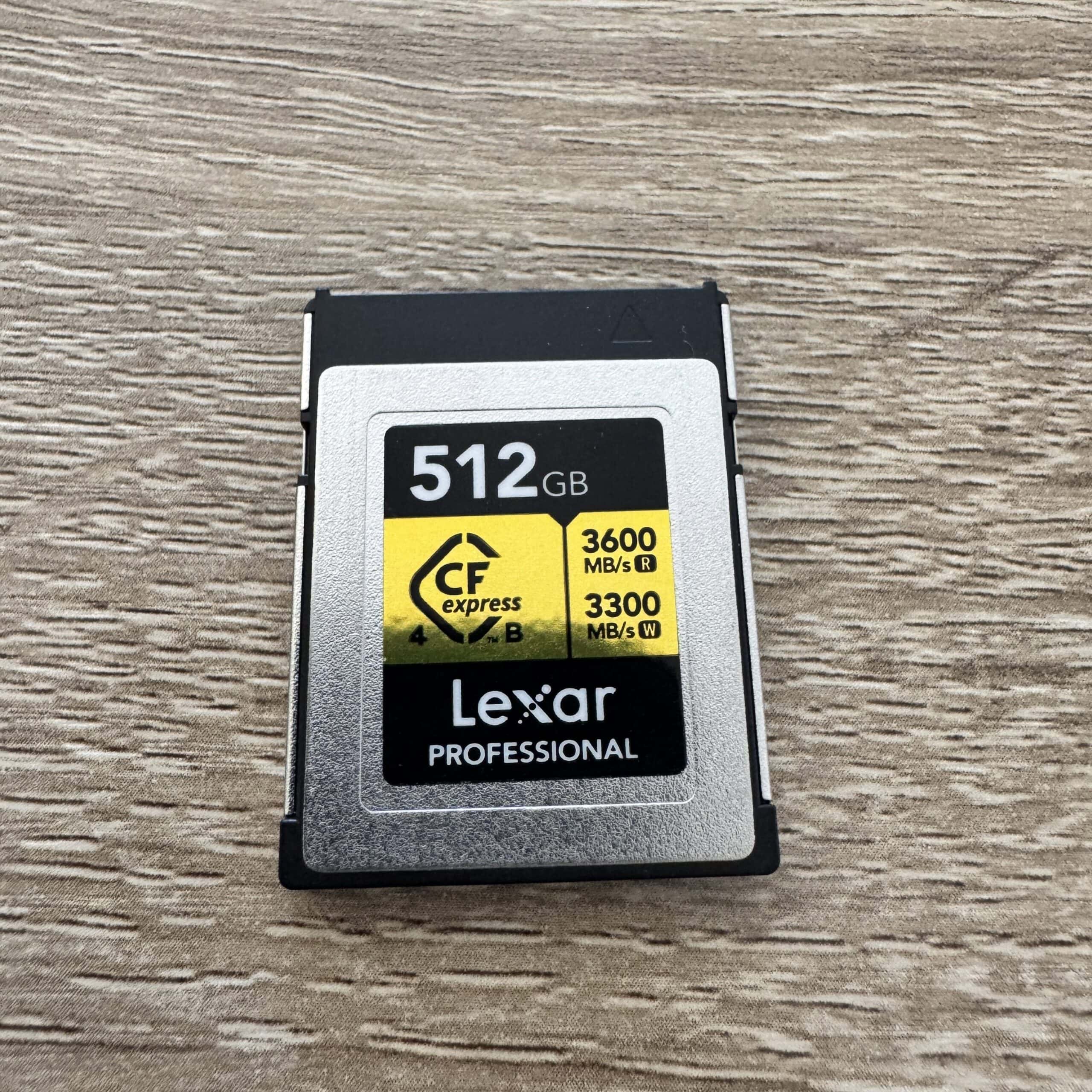a CF express type b memory card for my canon camera