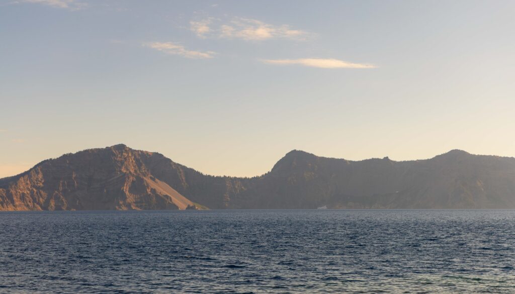 lake level photo of crater lake