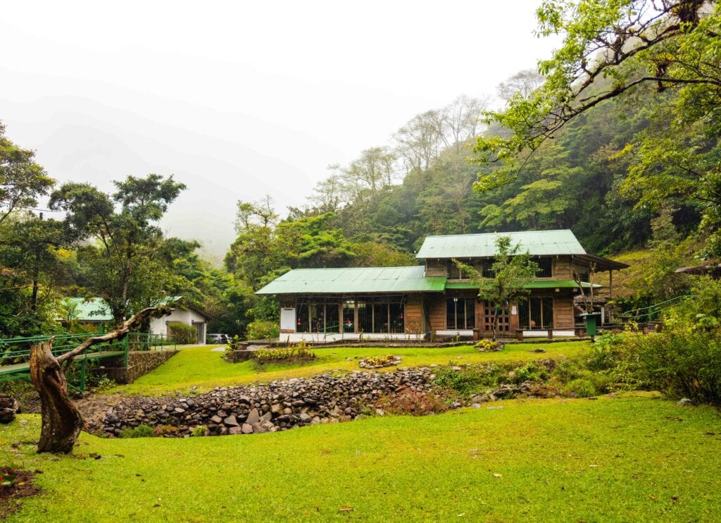the main lodge at bosque de paz