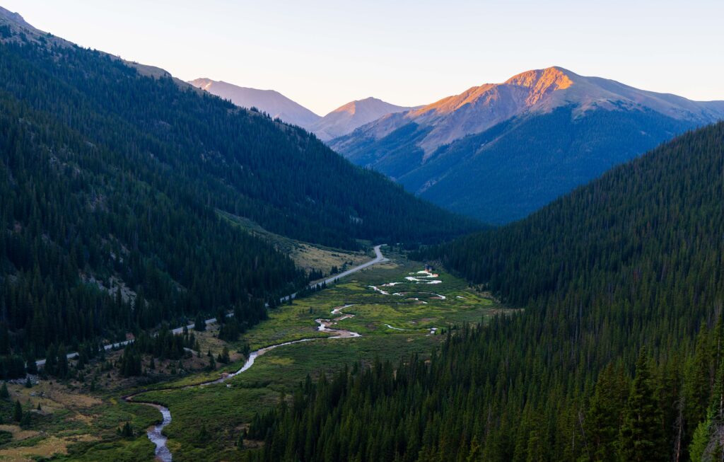the rod with first light going to indpendence pass in colorado