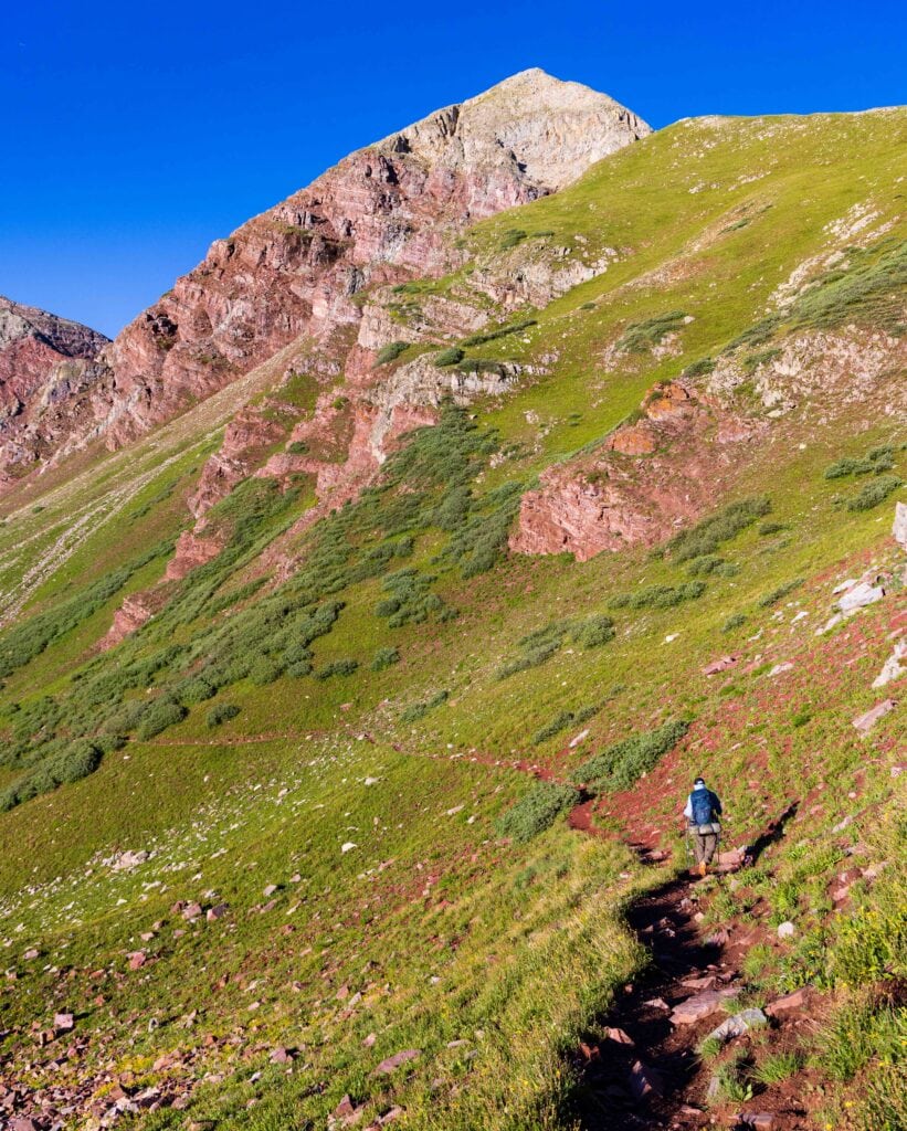a moutain trail in colorado