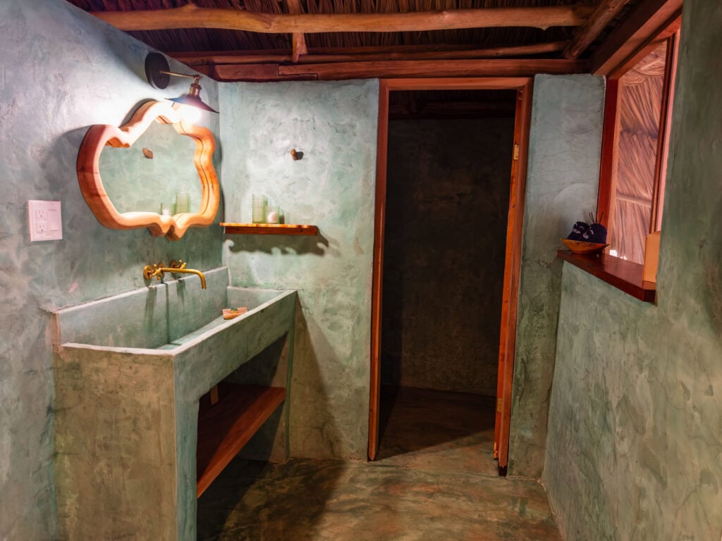 sink in Jungle View Cabana.