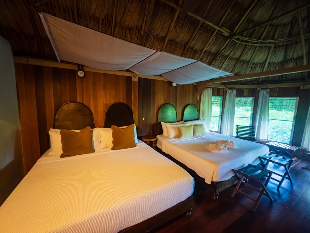 Inside of Boardwalk Cabanas.