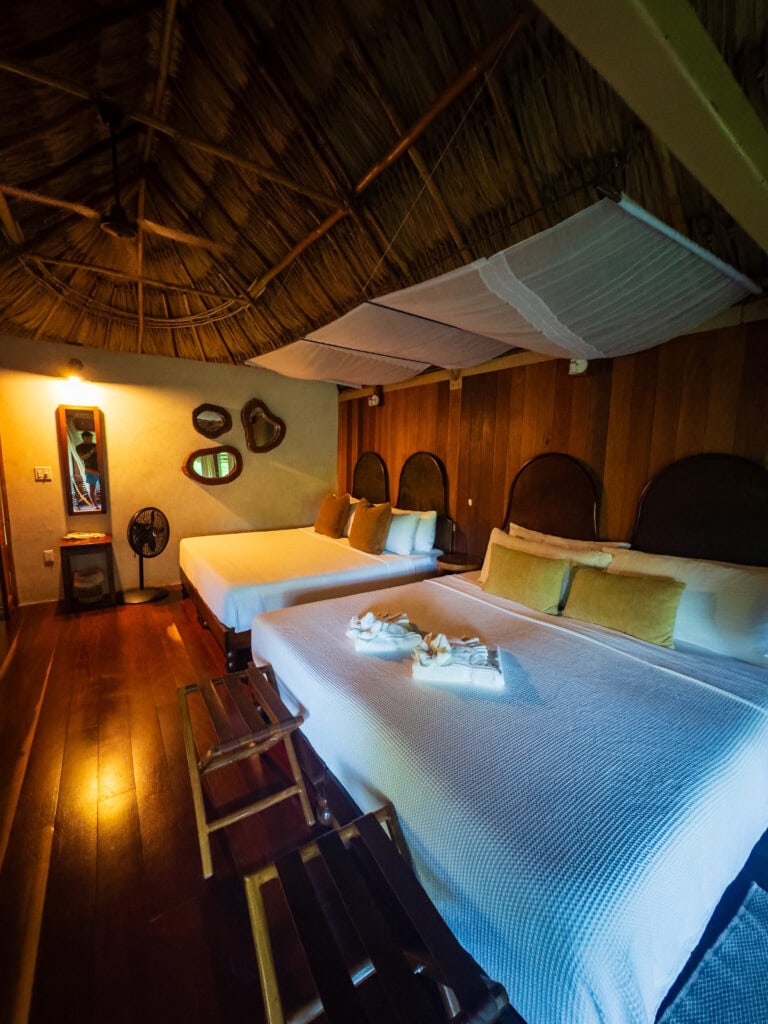 Inside of Boardwalk Cabanas.