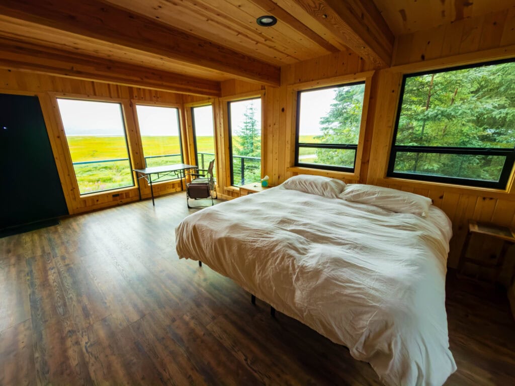 the bed at brown bear bay