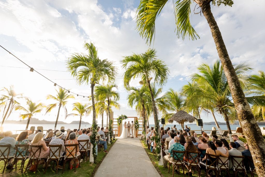 a destination wedding in costa rirca